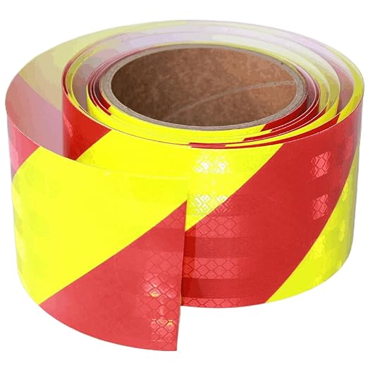 Non Fading Reflective Tape Outdoor Waterproof 3 inch Wide, High Visibility Safety Warning Reflector Sticker Strips (11 feet)