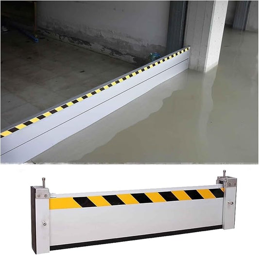 Flood Barriers for Doors, Aluminum Water Blocker Reusable Flood Protection Barriers for Garage Door/Basement, Easy to Install AFGZQ (Color : H 0.6ft/0.2m, Size : L 100cm(3.3ft))