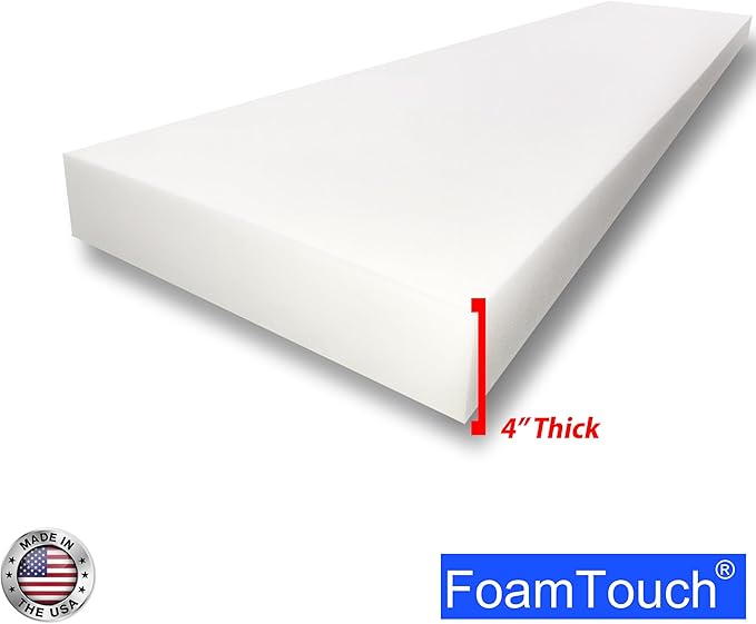 FoamTouch 4" Gel-Memory-Foam-Mattress No Cover