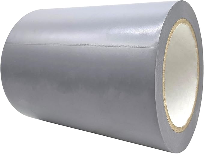 MAT Vinyl Marking Tape Gray - 6 inch x 36 yds. for Safety Floor Marking (School Gym, Restaurants, Warehouse), Dance Floor Splicing, Pinstriping Cars & Boats
