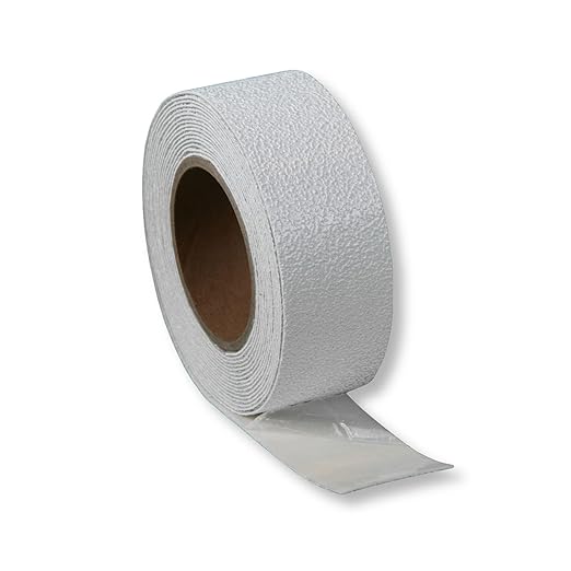 Reflective Pavement Marking Tape Slip-Resistant and Durable, Heavy-Duty Rubber Base for Outdoor Applications, Perfect for Driveways, Walkways, and Parking Areas (White, 4 Inch X 36 Feet)