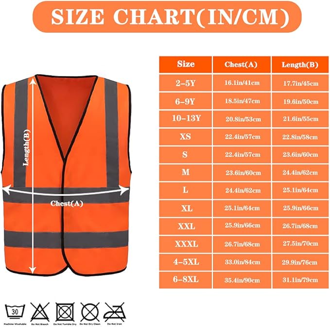 AK Safety Vest- Reflective, Personalized Hi Viz Vests with Custom Logo
