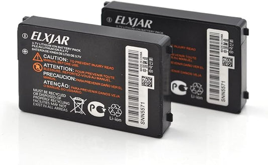 (2-Pack) 3.7V 1200mAh PMNN4497A Li-Ion Battery Replacement for Motorola CLS1110 CLS1410 VL50 Two Way Radios