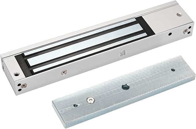 Electromagnetic Lock 280KG 600LBS Holding Force Electric Magnetic Door Lock 12V Fail Safe NC Mode for Access Control System
