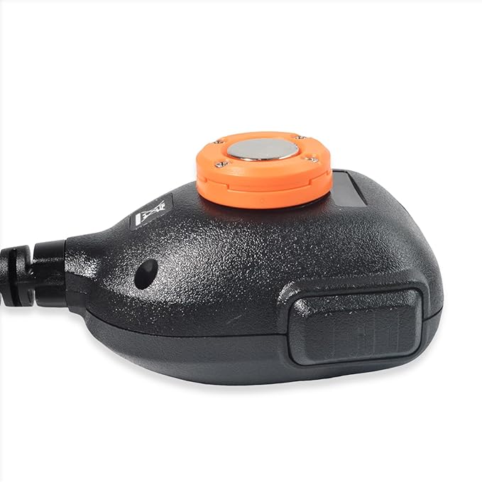 TWAYRDIO Magnetic CB Mic Holder, Microphone Holder Mounting Kit for Cobra Uniden LUITON Astatic CB Mics (Orange)