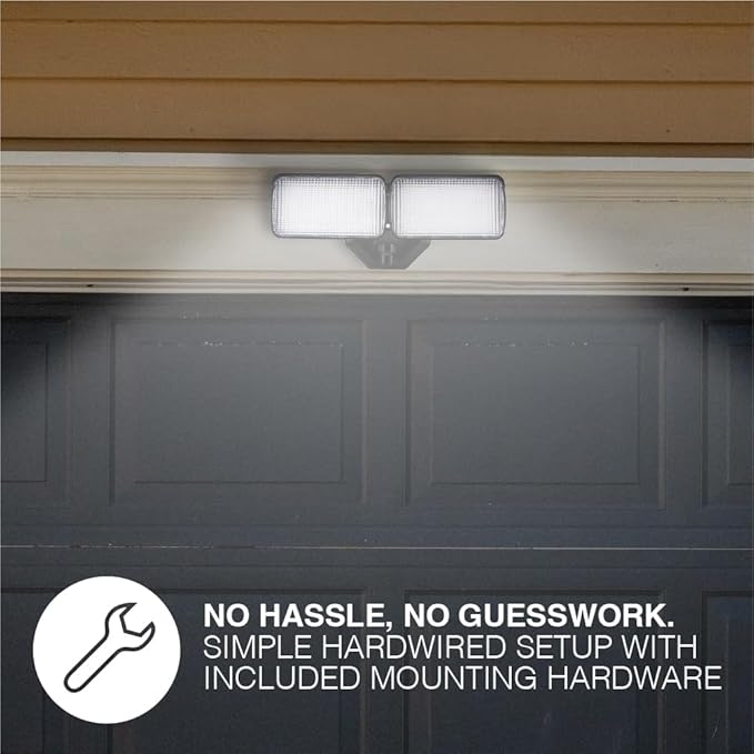 Sylvania 14W LED Security Light, Hardwired, Wet Rated, 1500 LMS, 5000K, Daylight - 1 Pack (66474)