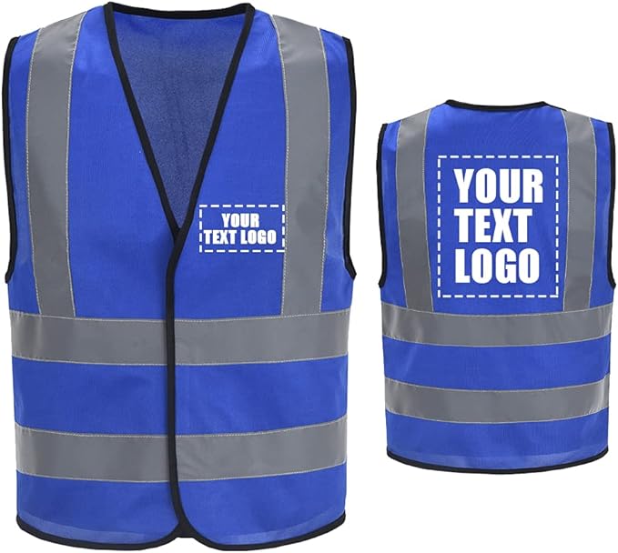 AYKRM 12 colour High visibility viz vest hi vis viz reflective work construction safety vest (XS-8XL)