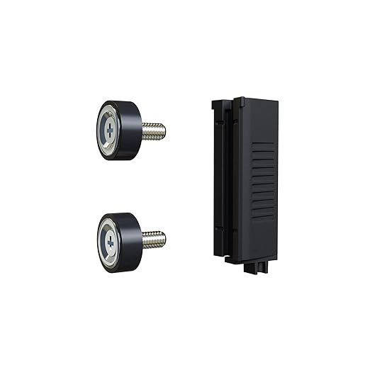 Crowd Control Warehouse - CCW Series WMB-220 Magnetic Wall Mount Retractable Belt Barrier -15 Foot Black Belt and Black ABS Case, Crowd Control Barriers