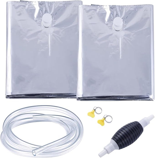 116 Gallon Emergency Water Storage, Bathtub Drinking Water Bladder with Hand Pump, Storage Emergency Drinking Water Container, Tub Water Storage Bag for Camping Hurricane RV Traveling