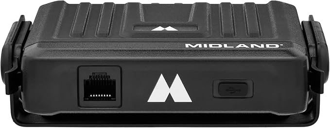 Midland® - MXT275® Jeep Branded MicroMobile GMRS Radio - 15 Watts Two-Way Radio with Integrated Control Microphone - Overland Tractors Detachable External Magnetic Mount Antenna - 8 Repeater Channels