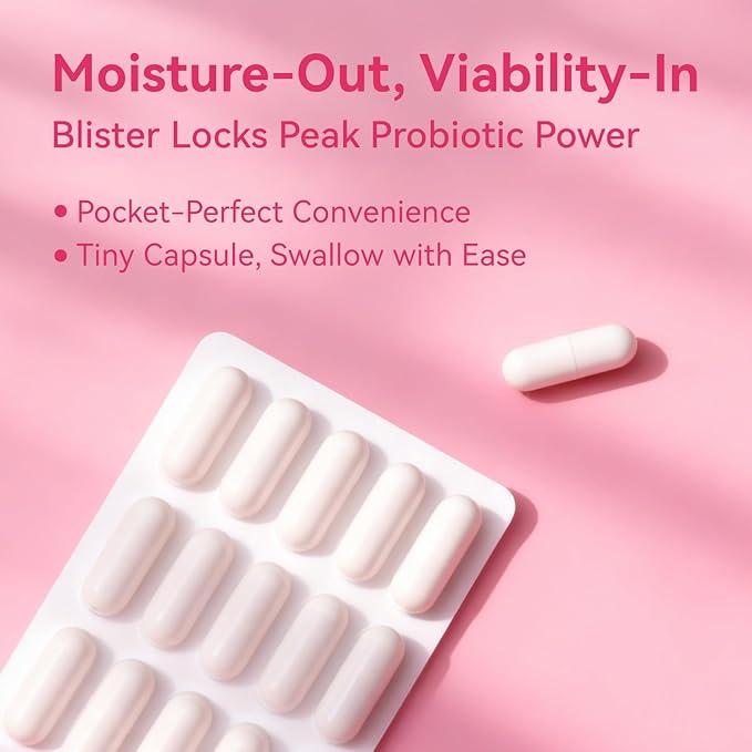 Gynable Vaginal Probiotics for Women,Female Probiotic for pH Balance with Lactobacillus 5 Billion CFU Probiotics Blend,Selenium-Vitamin D3,Promote Healthy Vaginal Odor & Vaginal Flora,60 Count