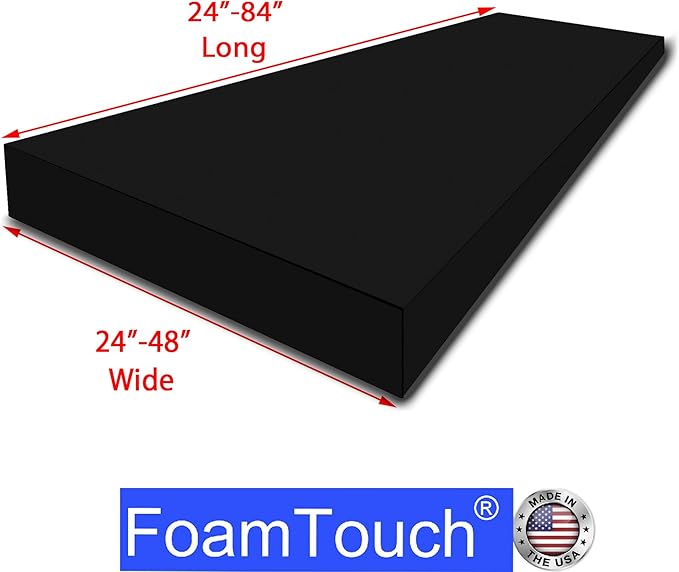 FoamTouch 6" Gel-Memory-Foam-Mattress No Cover