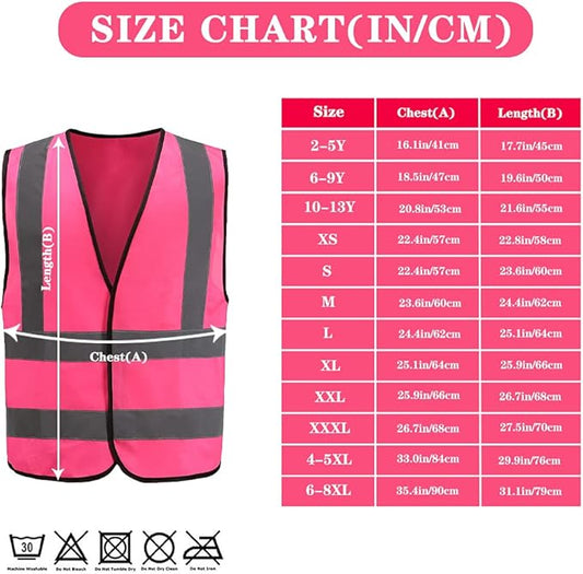 AK Safety Vest- Reflective, Personalized Hi Viz Vests with Custom Logo
