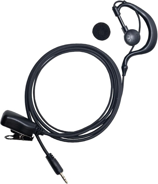 Earpiece Headset with MIC PTT for Cobra Microtalk Px655 Px650 Cxt195 Walkie Talkie Two Way Radio G Shape 4 Pack