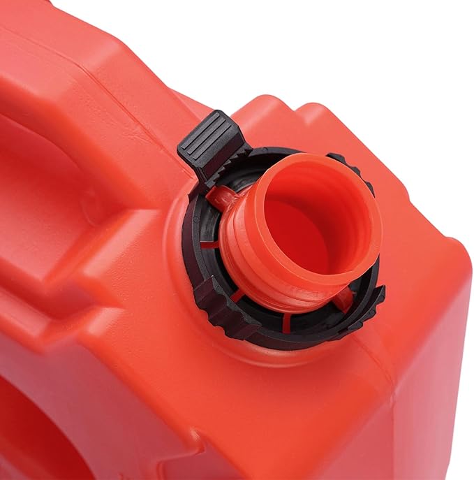 Transfer Tank Fits 5L/1.3 Gallon Storage Container With Spout and Lockable Bracket,11.81” x 9.84” x 4.72”