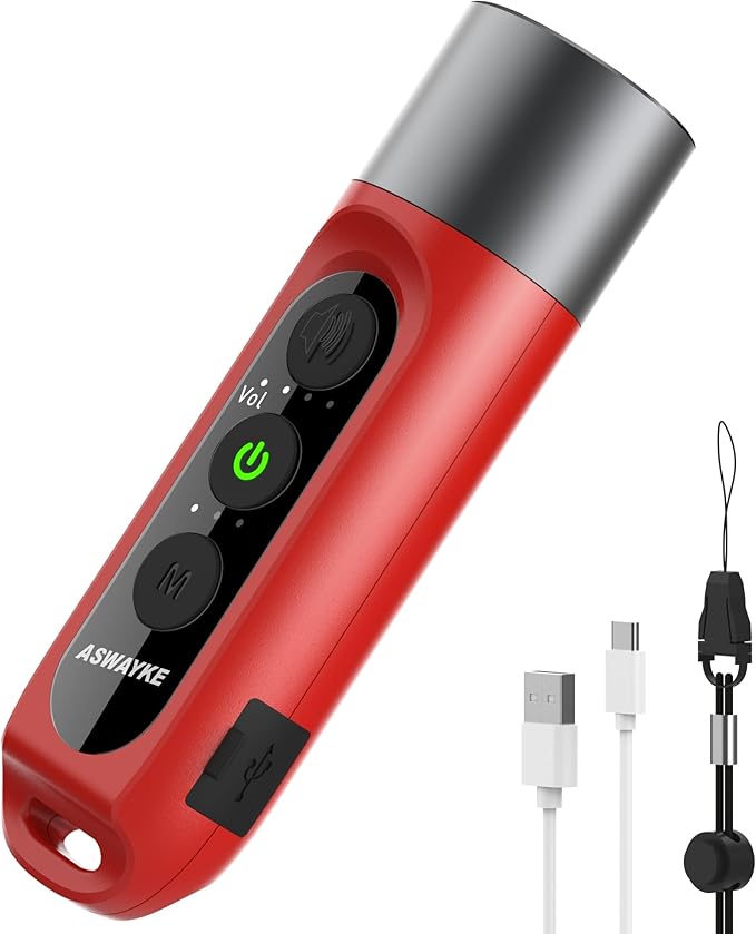 Electronic Whistle Highest IPX5 Maximum Sound 125db Battery 1000mAh Blue for Coaches Teacher, Sports Whistle