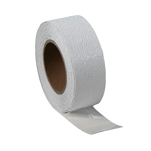 Reflective Pavement Marking Tape Slip-Resistant and Durable, Heavy-Duty Rubber Base for Outdoor Applications, Perfect for Driveways, Walkways, and Parking Areas (White, 2 Inch X 18 Feet)