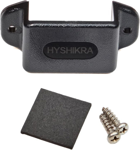 Universal Ham Radio Hanger Holder Mount with Adhesive Back, Pre Drill Holes with Self-Tapping Screw for Baofeng Midland Kenwood Motorola Talkabout Cobra CB Handheld Walkie-Talkie