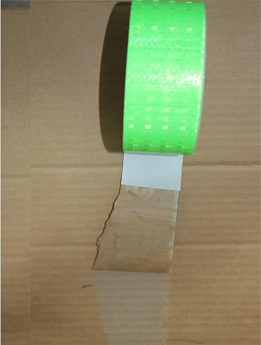 Green Reflective Tape Outdoor Waterproof 2 inch, High Visibility Warning Industrial Marking Tape, Safety Stickers (68 feet)