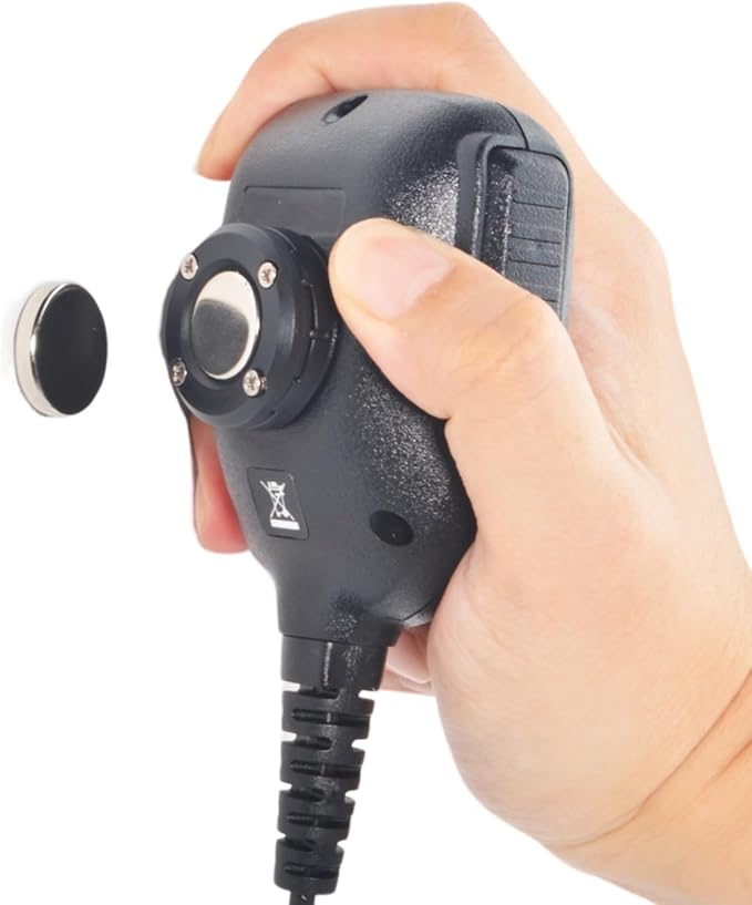 TWAYRDIO CB Mic Holder Mount, Magnetic Microphone Holder Kit for CB Radio Microphone