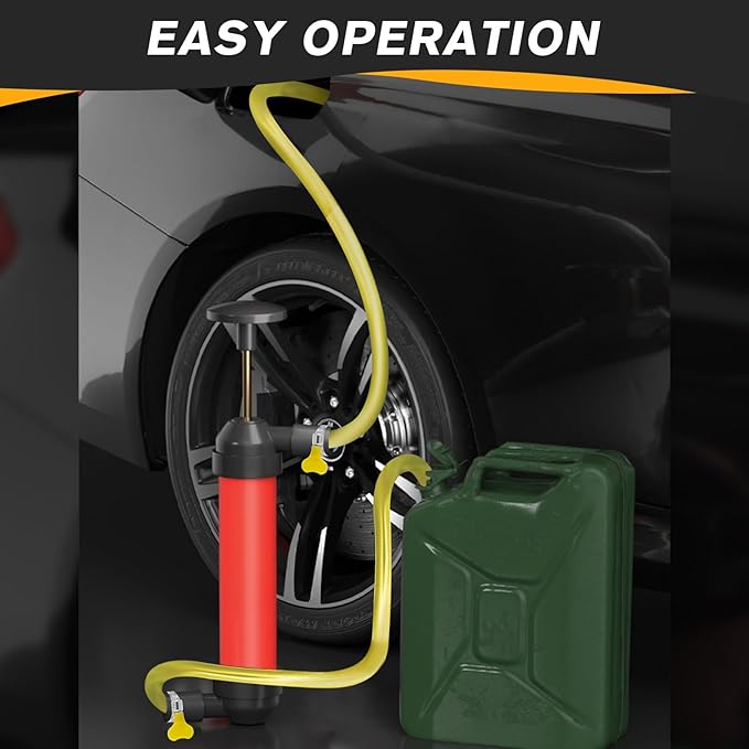Multi purpose liquid transfer pump,manual pump siphon, fish tank siphon pump, fuel siphon pump, lawn mower oil pump, RV Antifreeze Pump Kit.Suitable for transferring liquids such as water and fuel.