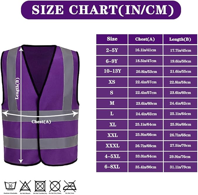 AK Safety Vest- Reflective, Personalized Hi Viz Vests with Custom Logo