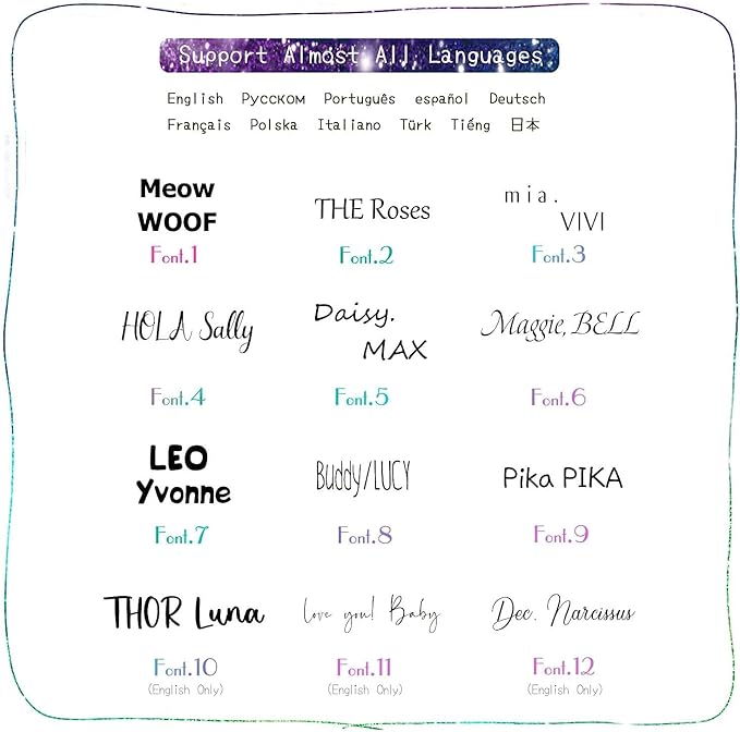Cats Dogs ID Tags Personalized Lovely Symbols Pets Collar Name Accessories Simple Custom Engraved Supplies for Small Four Legged Child Necklace Chain Anti-Lost Shiny Stainless Steel 316L Charm