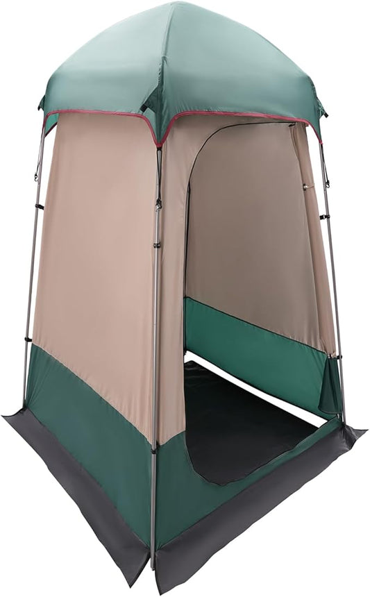 Outdoor Camping Privacy Shelter, Shower Tent Portable Toilet Tent Changing Dressing Room Instant Privacy Shelters Outdoor Shower Enclosure for Hiking Beach Picnic Fishing (Dark Green)