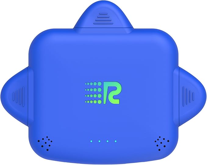 Rush Charge Universe 3 in 1 Portable Charger – 3300mah, 2.4A High-Speed Fast Charging Compatible with iPhone and Android Lightning, Type C, Micro-USB Charges 3 Devices at a Time Pre-Charged RC33 Blue