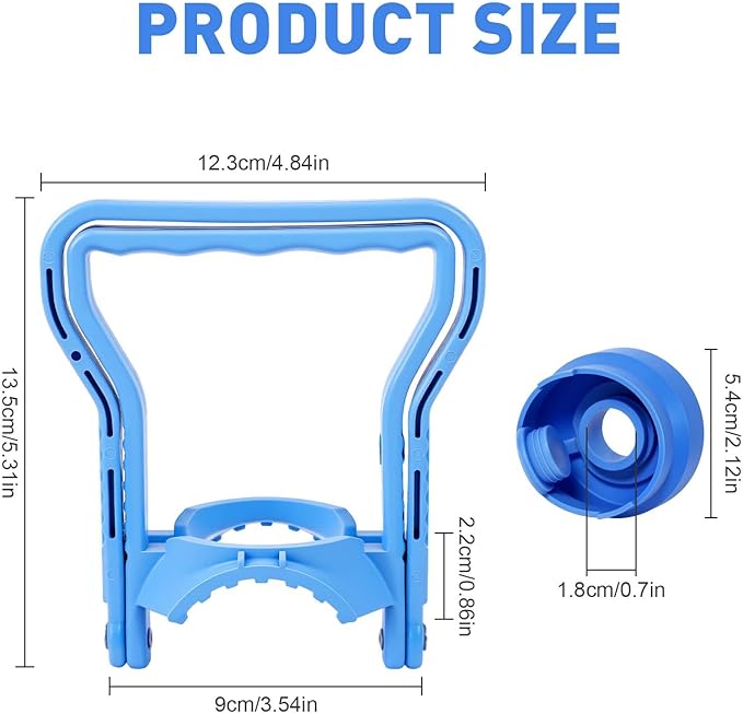 2-Pack 5 Gallon Water jug Holder，5 Gallon Bottled Water Dispenser Helper