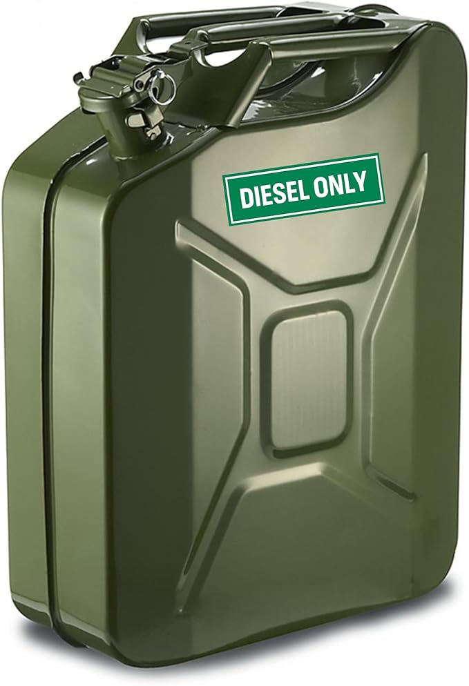 20 Pcs Mixed Fuel Only Stickers for Oil Tank Can Truck Tractor Gas Cap Weatherproof Adhesive Decals