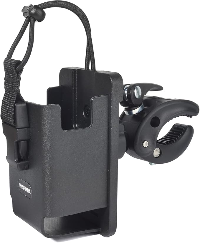Universal Radio Clamp Mount Base, Fit Handlebar Rail 0.6'' to 1.77'' in Diameter for Baofeng UV5R Motorola Midland Kenwood Yaesu Midland CB Handheld Radio