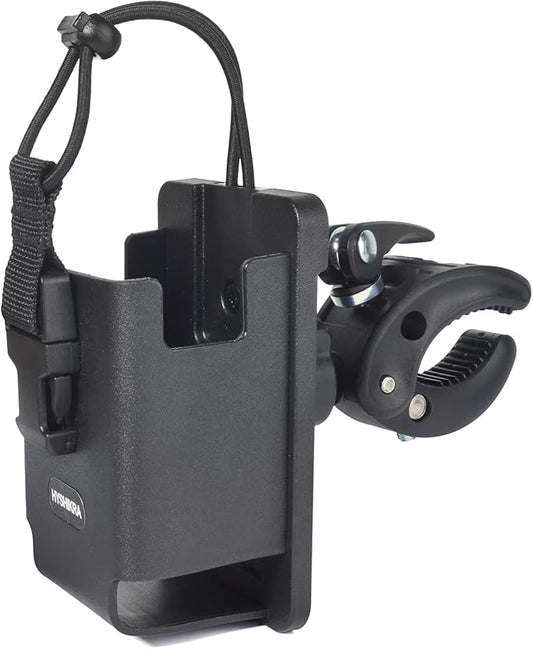 Universal Radio Clamp Mount Base, Fit Handlebar Rail 0.6'' to 1.77'' in Diameter for Baofeng UV5R Motorola Midland Kenwood Yaesu Midland CB Handheld Radio