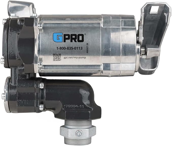 GPRO - V20 Series Fuel Transfer Pump, 3/4 Inch Outlet, Pump Only- For Extreme Temperatures, 20 GPM, 115 Volt (171001-51)