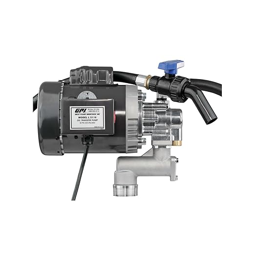 GPI - L5116 Heavy Duty Oil Transfer Pump for High Viscosity Fluids,16 QPM/4 GPM, 115/230 Volt AC (142100-01)