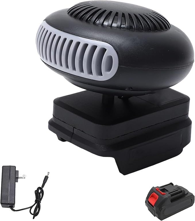 Portable Battery Operated Heater, Batteries Powered Heaters, With Anti Tilt Design, Quiet Long Heating, Battery Operated Heater For Indoors/Car/Camping, with Anti Tilt Design (10-cell battery*1)