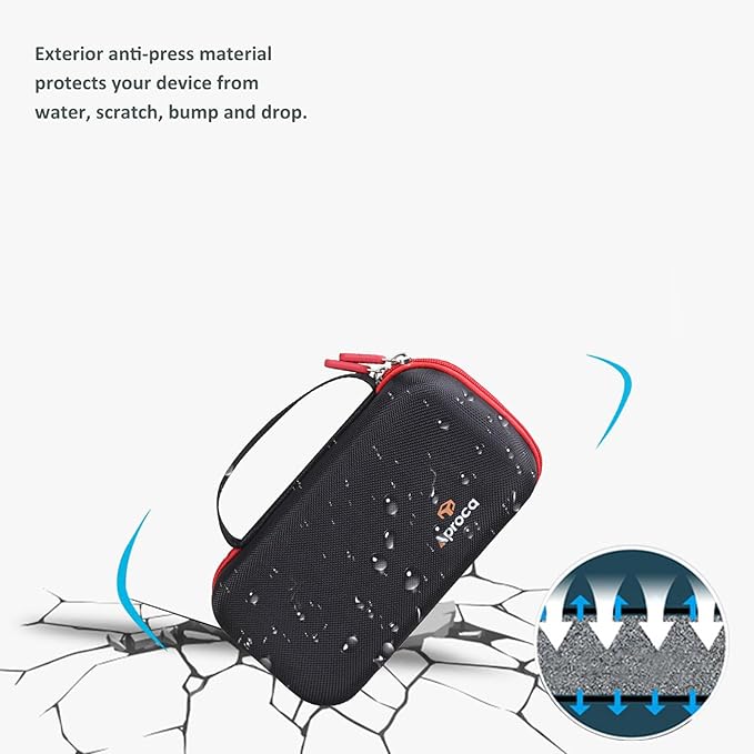 Aproca Case Compatible with Midland ER310 Emergency Crank Weather AM/FM Radio, Portable Hard Storage Bag for Accessories (Case Only)