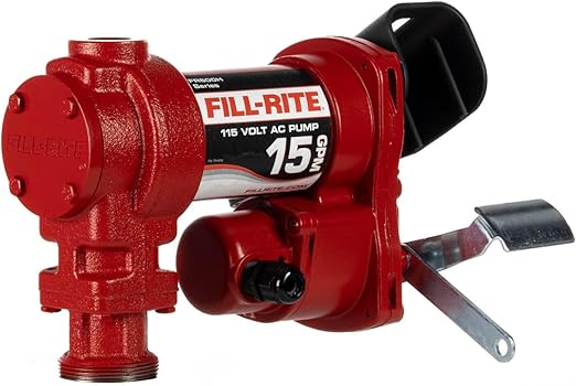 Fill-Rite FR604H 115V 15 GPM Fuel Transfer Pump (Pump Only) | Gasoline, Diesel, Kerosene, Ethanol & Methanol Blends & Biodiesel