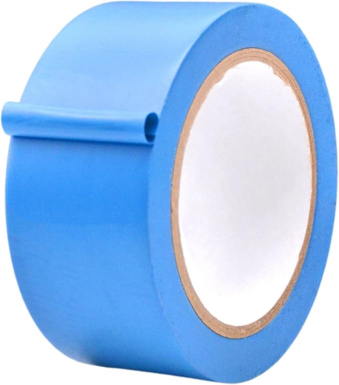 MAT Vinyl Marking Tape Light Blue - 2 inch x 36 yds. for Safety Floor Marking (School Gym, Restaurants, Warehouse), Dance Floor Splicing, Pinstriping Cars & Boats