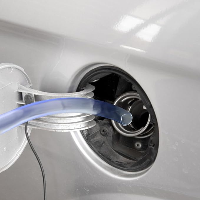 Veemoon One-way Hand Pump Manual Transfer Tool for Gasoline Oil Water Fish Use High Flow Siphon Pump with Thickened Tube for Emergency Liquid Extraction