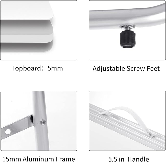 Small Camping Table 35.2 inch Folding Picnic Table Foldable Low Camp Table Portable Short Aluminum Outdoor Floor Short Beach BBQ White 35.2×15.7 inch