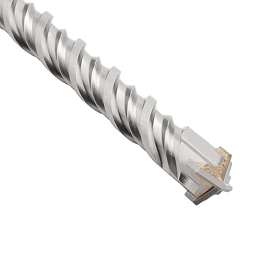 7/8 in x 10.2 in (22 x 260mm) SDS Plus Rotary Hammer Drill Bit, Concrete Drill Bit,Masonry Drill Bit for Concrete, Brick and Cement (Length : 260mm / 10.2 inch, Diameter :7/8 inch （ 22mm)