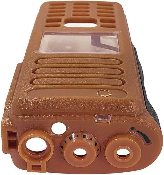 Amasu Housing Case Front Cover Repair Kit Compatible with XPR7550 XPR7580 XIR P8668 XIR P8660 DP4800 DP4801 DGP8550 DGP5550 Radio (Brown)