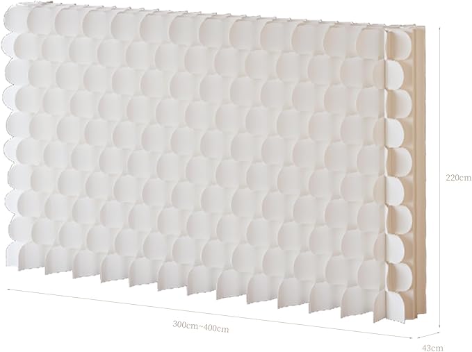 Foldable Room Divider Privacy Screens Movable Temporary Wall Space Partition, 5.25~9.19 FT Tall, 6.56~16.5 FT Width, Choice of Various Sizes and Styles