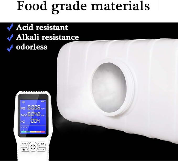 Large Plastic Water Storage Tanks Emergency Water Storage 50L/80L/110L/200L Camping & Hiking Water Storage Water Container Multifunctional Water Tank(Size:80L/21gallon)