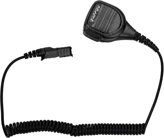 Speaker Microphone with PTT Compatible with Motorola XPR 3000 3000e 3300 3300e 3500 3500e Walkie Talkie Two Way Radio Reinforced Cable