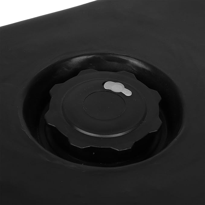 SUNGOOYUE RV Water Container Tank 8 Gallons Black LLDPE Leakproof Portable Water Holding Tank for RVs Trailers Campers Boats Quick Filling Easy Modification