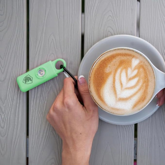 The Original Personal Safety Alarm for Women - Loud Siren, Strobe Light and Key Chain 2.0 Version (Lime)