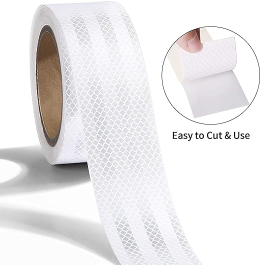 2 Inch x 32.8 Feet Reflective Tape Outdoor Waterproof for Trailers - High Visibility Reflector for Enhanced Safety