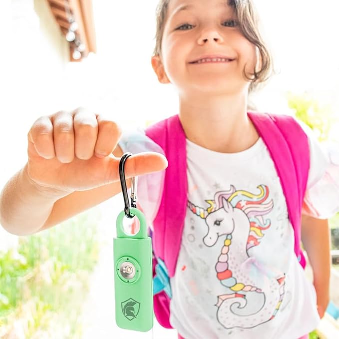 The Original Personal Safety Alarm for Women - Loud Siren, Strobe Light and Key Chain 2.0 Version (Lime)